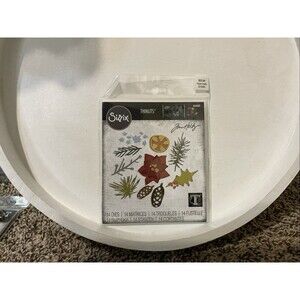 Tim Holtz Sizzix Thinlits #666069 Metal Dies Pack of 14 Modern Festive Fall